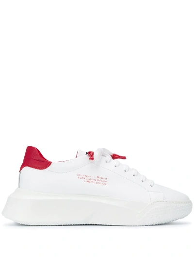 Giuliano Galiano Nemesis Lace-up Trainers In Rojo