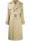 APC SIMONE DOUBLE-BREASTED TRENCH COAT