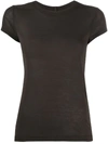 RICK OWENS PLAIN CREW NECK T-SHIRT