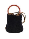 MARNI PANNIER SHEARLING BAG