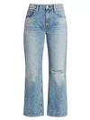 HUDSON Sloane Distressed Wide Jeans