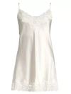 Ginia Women's Lace-trimmed Silk Chemise