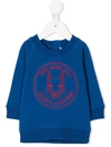 LITTLE MARC JACOBS THE MASCOT EMBROIDERED SWEATSHIRT