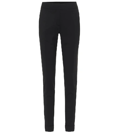 Tom Ford High-rise Stretch-wool Trousers In Black