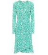 DIANE VON FURSTENBERG KARINA PRINTED SILK CRÊPE WRAP DRESS,P00490222