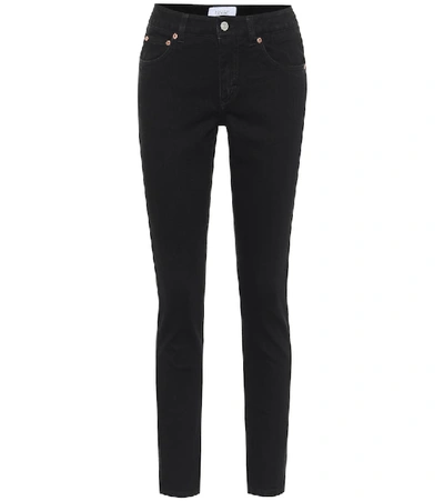 Givenchy Skinny Mid-rise Stretch-denim Jeans In Black