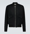 GIVENCHY WOOL AND CASHMERE-BLEND BOMBER JACKET,P00488604