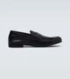 JOHN LOBB THORNE GRAINED LEATHER LOAFERS,P00492726