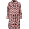 La Doublej Nylon Loden Palazzo Coat In Palazzo Rosa