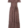 La Doublej Double Love Domino Rosa Dress In Domino Rosa