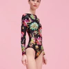 La Doublej Long-sleeved Backless Surf Suit In Dandelion