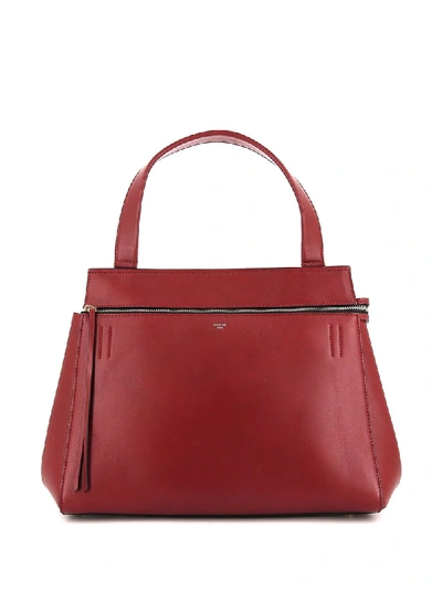 Pre-owned Celine  Edge Tote Bag In Red