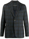 CIRCOLO 1901 PLAID PRINT BLAZER