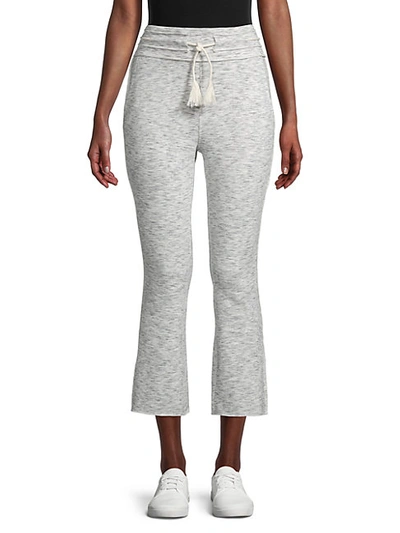 Free People Movement Wild Side Cropped Flare Jogging Pants In White