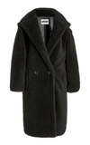 APPARIS MIA HOODED FAUX SHEARLING COAT,814245