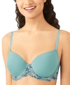 Wacoal Embrace Lace Underwire Molded Cup Bra In Bristol Blue Multi