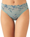 Wacoal Embrace Lace Bikini Underwear 64391 In Bristol Blue Multi