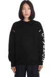 GIVENCHY KNITWEAR IN BLACK WOOL,11451870
