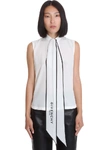 GIVENCHY TOPWEAR IN WHITE SILK,11451865