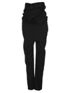 Y/PROJECT Y/PROJECT HIGH-WAISTED DRAPED TROUSERS,11450512