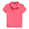 Polo Ralph Lauren Kids' Cotton Mesh Polo Shirt In Hot Pink/c2740
