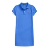 Polo Ralph Lauren Kids' Cotton Mesh Polo Dress In New Iris Blue/c2427