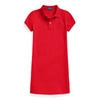 Polo Ralph Lauren Big Girls Cotton Mesh Polo Dress In Rl 2000 Red
