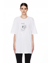 VETEMENTS LOVE IS WHITE COTTON T-SHIRT,UAH21TR679