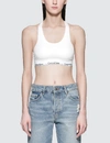 Calvin Klein Underwear Modern Cotton Collection Cotton Blend Racerback Bralette In White