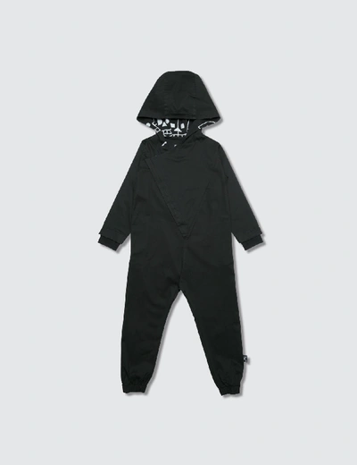 Nununu Hooded Overall In Black