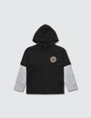VERSACE HOODED L/S T-SHIRT WITH MEDUSA LOGO (TODDLER)