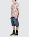 LANVIN BOWLING S/S SHIRT WITH OPEN COLLAR