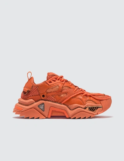 Calvin Klein 205w39nyc Strike 205 Sneakers In Orange