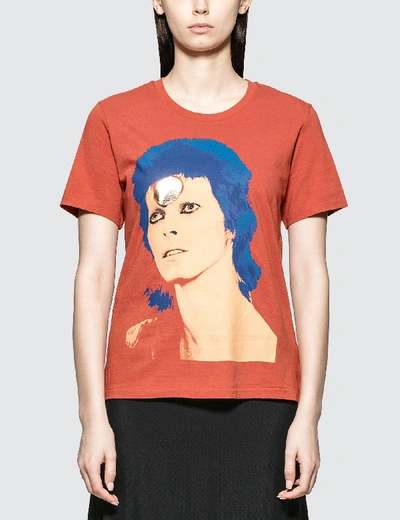Undercover David Bowie T-shirt In Orange