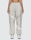 GANNI CRINKLED TECH TRACK trousers