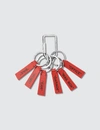 OFF-WHITE RED LABEL KEYCHAIN