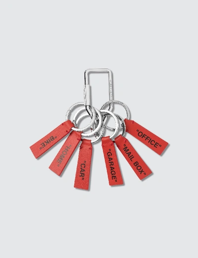Off-white Red Label Keychain