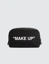 OFF-WHITE "MAKE UP" POUCH