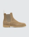 COMMON PROJECTS SUEDE CHELSEA BOOTS