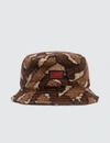 BURBERRY MONOGRAM FLEECE BUCKET HAT