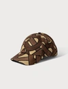 BURBERRY MONOGRAM PRINT BASEBALL CAP