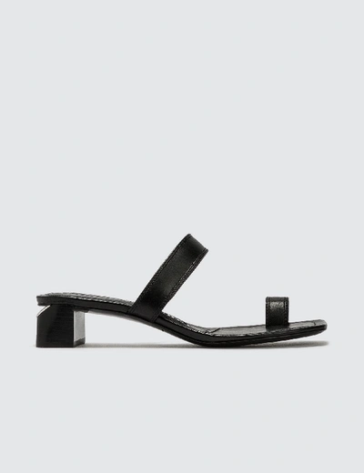 Alexander Wang Ellis 35mm Toe-ring Sandals In Black