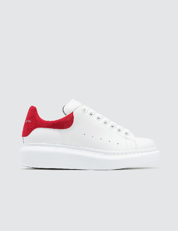 alexander mcqueen leather flash sneakers