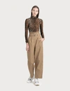 GANNI CHINO WIDE LEG trousers