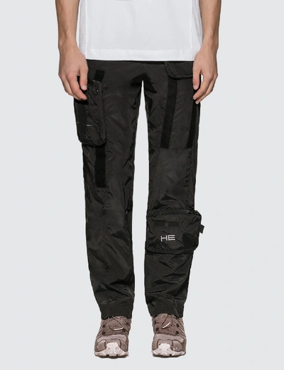 Heliot Emil Magnets Cargo Pants In Black