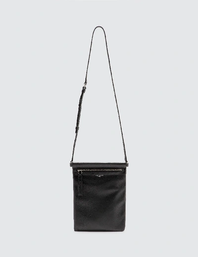 Saint Laurent Leather Shoulder Bag In Black