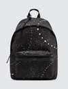 SAINT LAURENT CITY BACKPACK WITH GALAXY-PRINT CANVAS