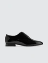 SAINT LAURENT SMOKING OXFORD PATENT LEATHER SHOES