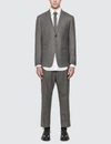 THOM BROWNE SUPER 120S CLASSIC WOOL TWILL SUIT WITH TIE