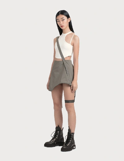 Hyein Seo Garter Skirt In Grey